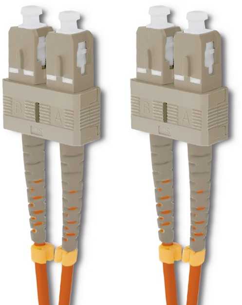 Qoltec Šviesolaidžio patchcord SC/UPC duplex 2m