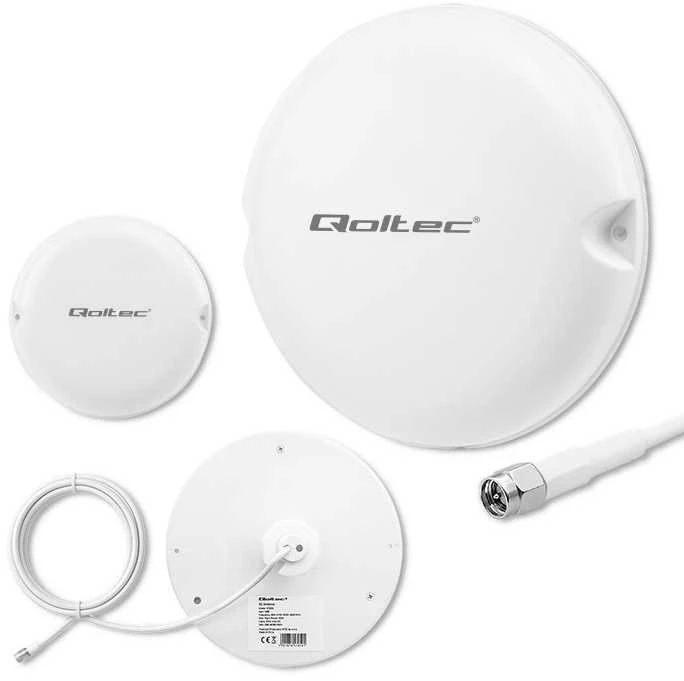 Antenos 5g lte lubinės 5dbi 50w vidaus Qoltec