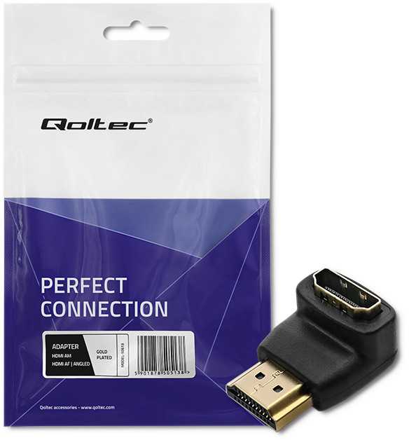 Qoltec HDMI adapteris A vyr. – A mot. kampuotas
