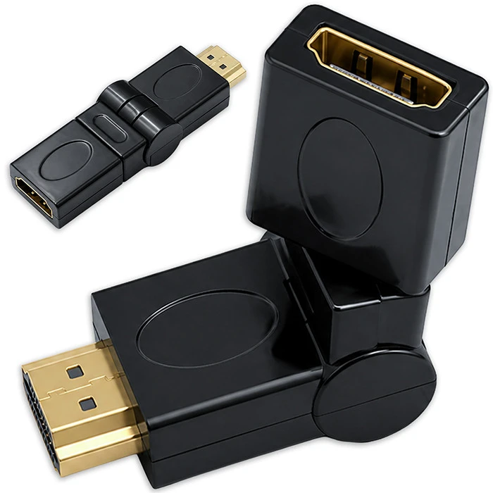 QOLTEC 50516 Qoltec Adapteris HDMI kištukas / HDMI lizdas (kampinis / pasukamas)
