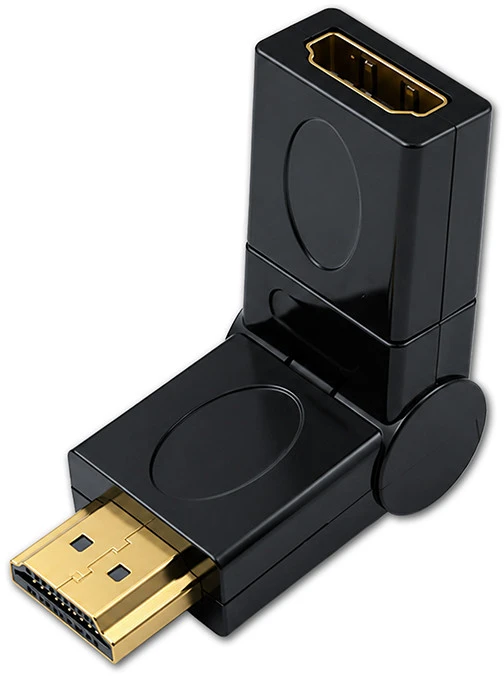 QOLTEC 50516 Qoltec Adapteris HDMI kištukas / HDMI lizdas (kampinis / pasukamas)