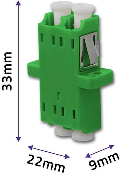 Qoltec Adapteris šviesolaidinis LC/APC | Dvipusis | Vienmodis