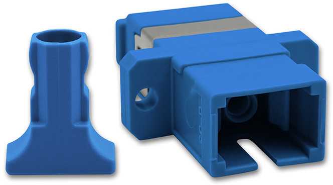 Qoltec Optinio pluošto adapteris SC/UPC Simplex Singlemode