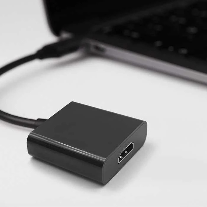 QOLTEC 50375 Qoltec USB adapteris tipas C vyriškas / HDMI moteriškas 4K 23cm