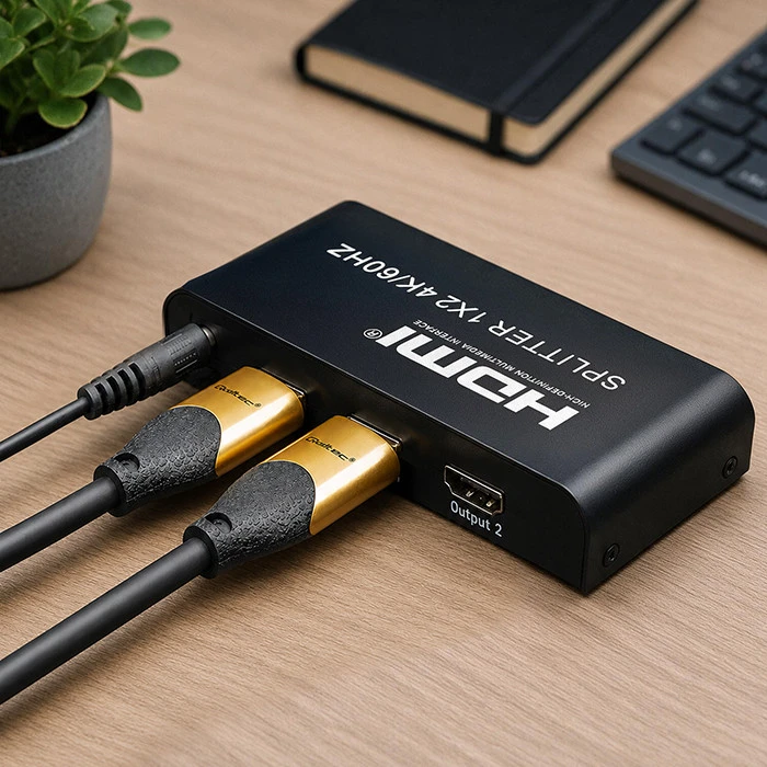 HDMI Skirstytuvas - Qoltec 51797 2x 4K 60Hz