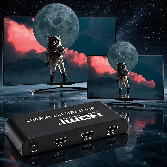 HDMI Skirstytuvas - Qoltec 51797 2x 4K 60Hz