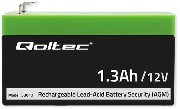 QOLTEC 53040 Baterija AGM 12V 1.3Ah max.0.39A