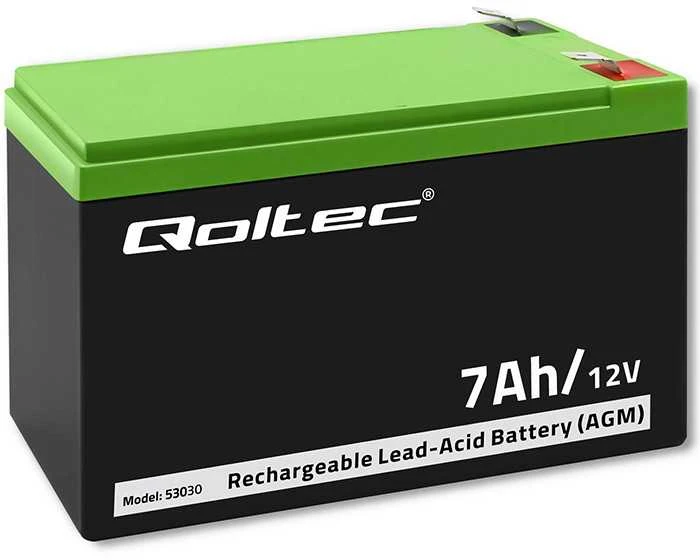 QOLTEC 53030 Gel baterija 12V 7Ah max.72A AGM