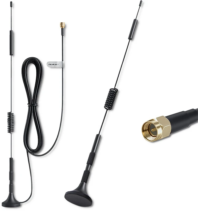 QOLTEC Omnidirectional Antena 4G LTE DUAL 7dBI Indoor Outdoor