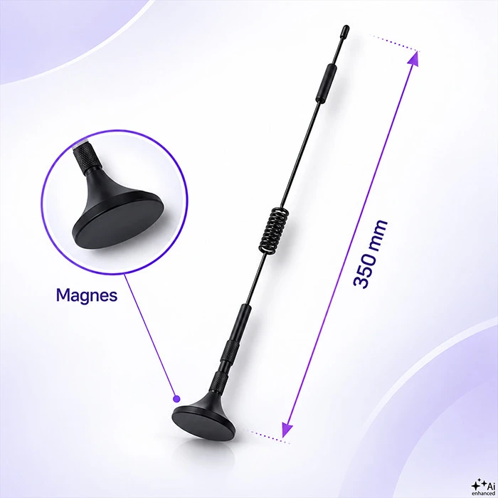 QOLTEC Omnidirectional Antena 4G LTE DUAL 7dBI Indoor Outdoor