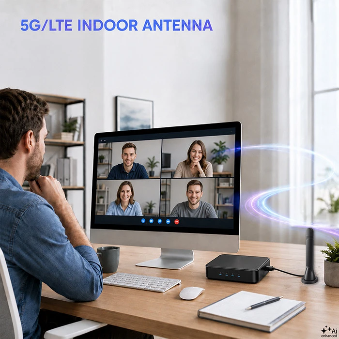 QOLTEC 57033 5G LTE daugiakryptis DUAL 8dBi vidinis