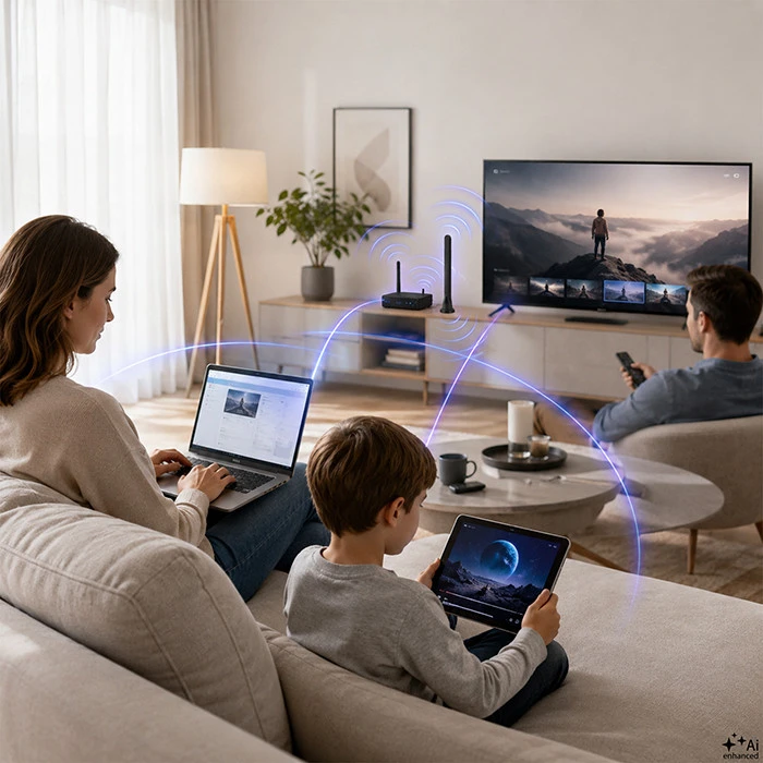 QOLTEC 57033 5G LTE daugiakryptis DUAL 8dBi vidinis