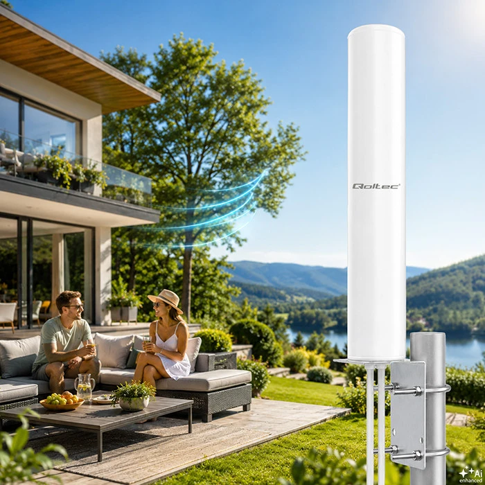 QOLTEC 57034 Antenna 5G LTE DUAL 15 dBi Outdoor