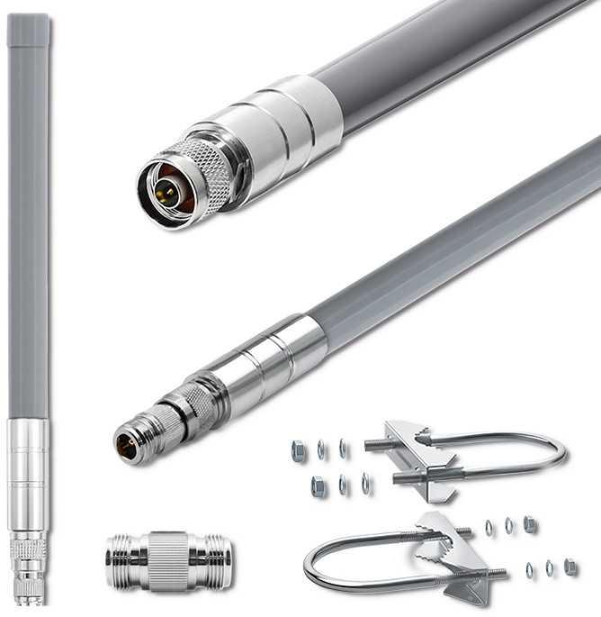 QOLTEC 57024 LoRa Antenna 5.8dBi Outdoor
