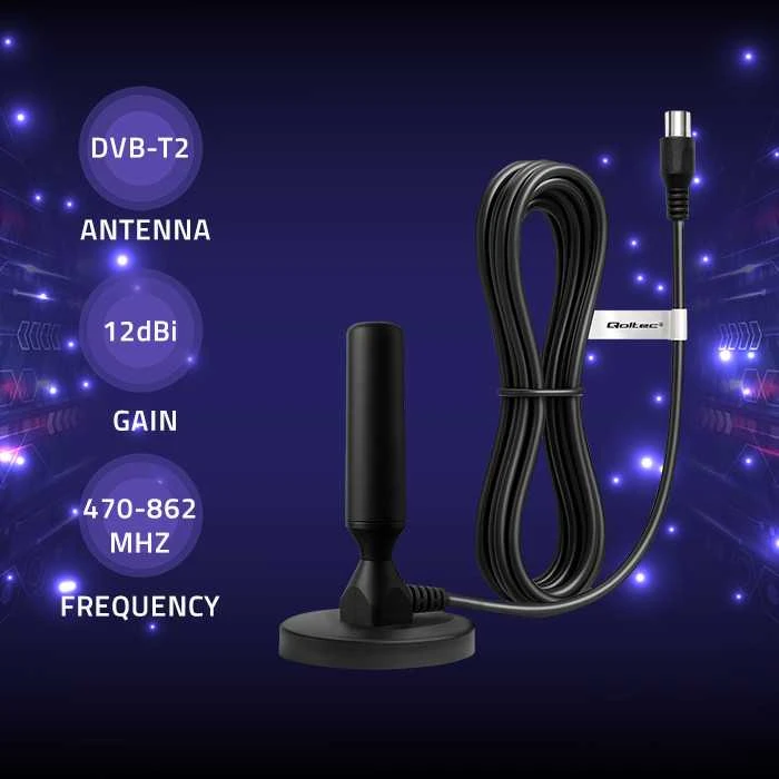 QOLTEC TV Antenna DVB-T2