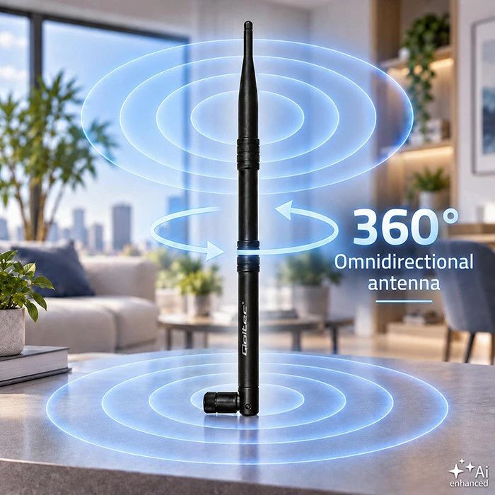 QOLTEC 57012 Antenna Wi-Fi 2.4G 9dBi