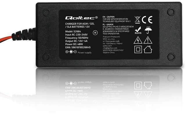 Qoltec kroviklio korpuso techninių parametrų etiketė