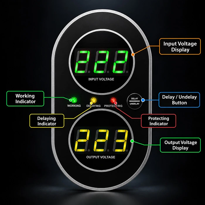 Qoltec Automatinis įtampos stabilizatorius AVR 1000VA | 600W | Kompaktiškas | Toroidinis transformatorius