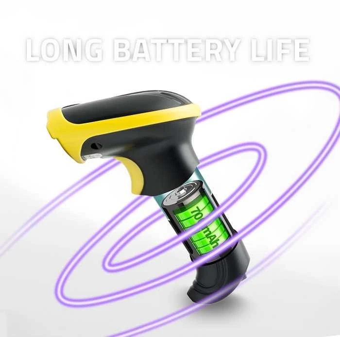 Qoltec belaidis 1D lazerinis skeneris | 2,4 GHz