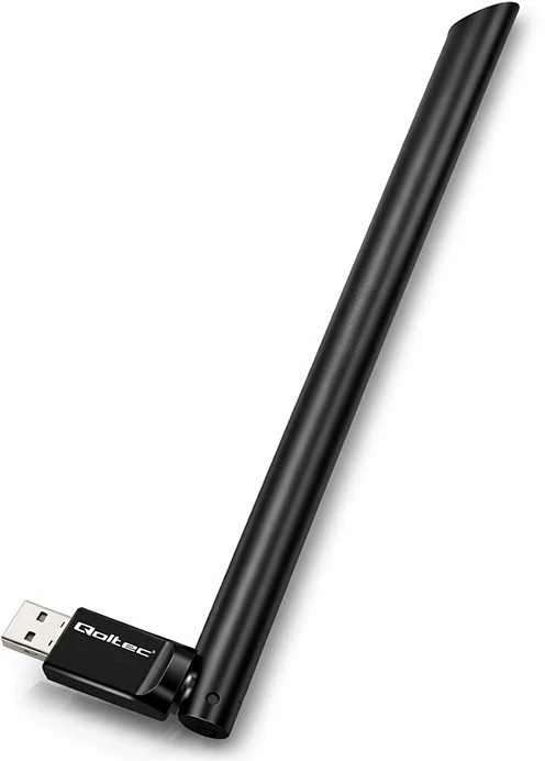 Qoltec belaidis adapteris Wi-Fi USB su antena, 57001