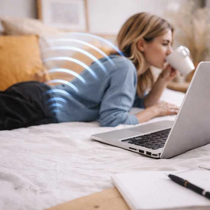 Qoltec belaidis adapteris Wi-Fi USB su antena, 57001