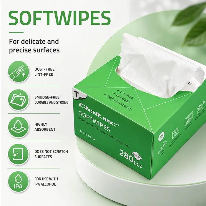 QOLTEC 54266 Qoltec Dustless servetėlės šviesolaidžiams