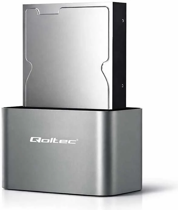 QOLTEC 50315 HDD / SSD prijungimo stotis 2,5 colio / 3,5 colio SATA USB 3.0
