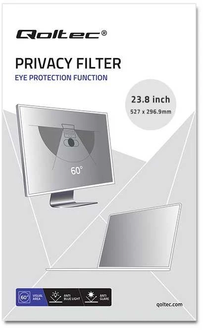 QOLTEC 51059 Qoltec Privatizuojantis filtras RODO | 23,8 | 16:9