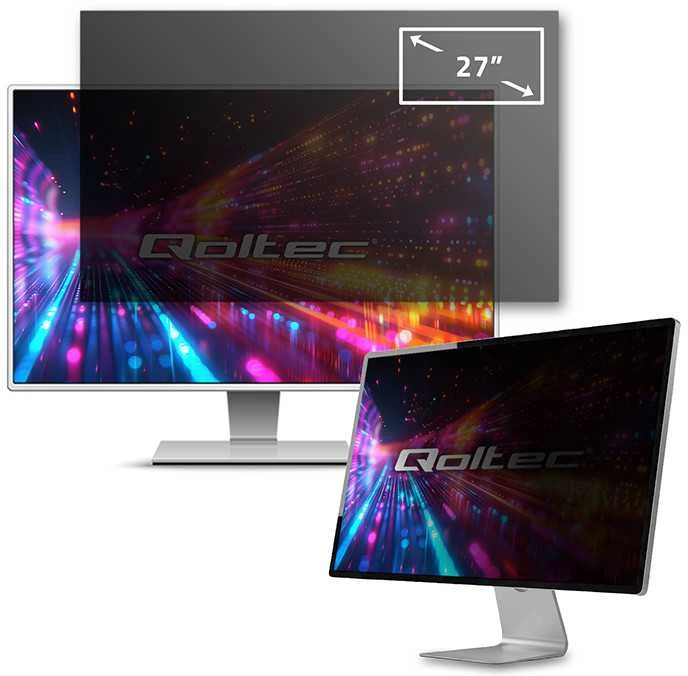 Qoltec Privatumo filtrai RODO | 27'' | 16:9