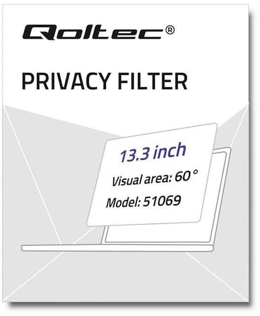 Qoltec Privatumo filtrai RODO MacBook Pro Touch Bar (2016-2018) | 13,3 colio