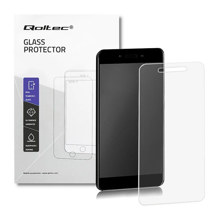 Qoltec 51443 - Skaidri ekrano apsauga - Mobilus telefonas/Išmanusis telefonas - Xiaomi - Redmi Note 4 - Atsparus įbrėžimams - Skaidrus