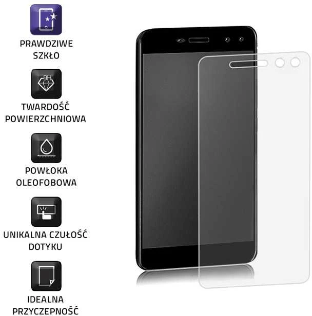 QOLTEC 51481 Qoltec Premium grūdinto stiklo ekrano apsauga, skirta Huawei Y6 2017