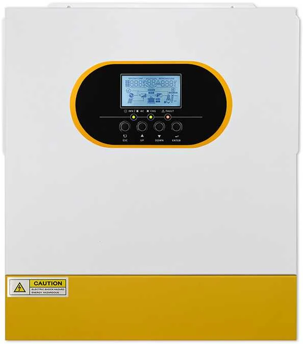 Qoltec Hybrid Off-Grid saulės keitiklis 3,5kVA| 3,5 kW | 100A | MPPT | LCD | BMS | Sine