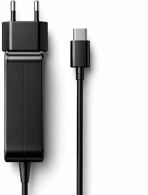Qoltec 100W GaN Super Fast | USB-C PD | 5-20V | 3-5A | Nešiojamas kompiuteris | MacBook | Išmanusis telefonas | + kabelis 1.8m