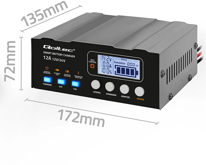 Qoltec 12v-12,6v-24v 52491