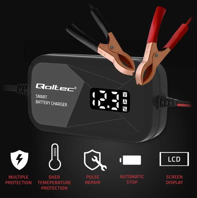 Įkroviklis 12V Qoltec 52492