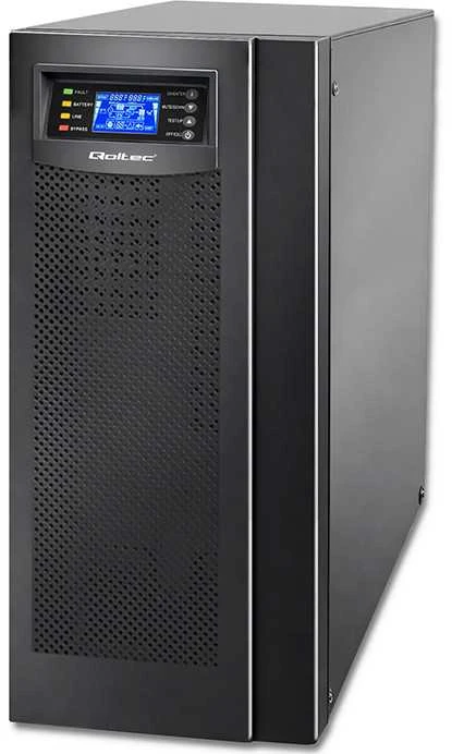 QOLTEC 53982 UPS / On-line / Pure Sine Wave / 6kVA / 4,8kW / LCD / USB