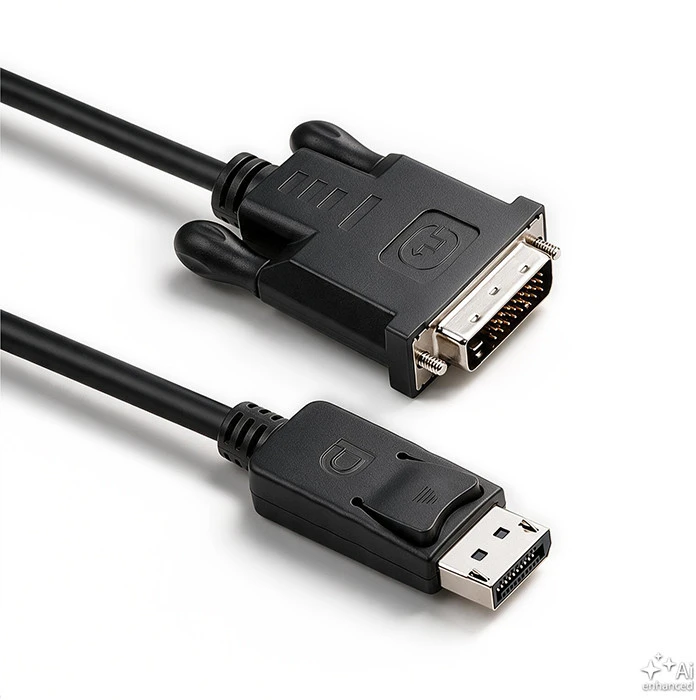 QOLTEC 50364 DisplayPort Cable DVI 24+1 male 1,8m