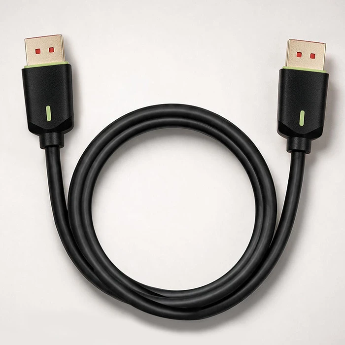 Qoltec Kabelis DisplayPort v2.1 męski | DisplayPort v2.1 męski | 8K | 80G | 1.5m