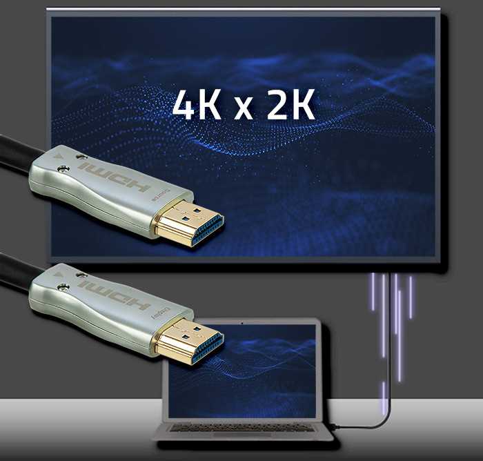 QOLTEC 50472 Qoltec HDMI Cable v2.0 A male HDMI A male AOC 20m