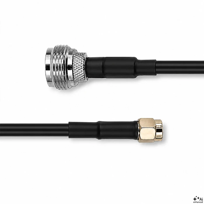 QOLTEC 57030 RG58 bendraašis kabelis N, RP-SMA kištukas, 1 m