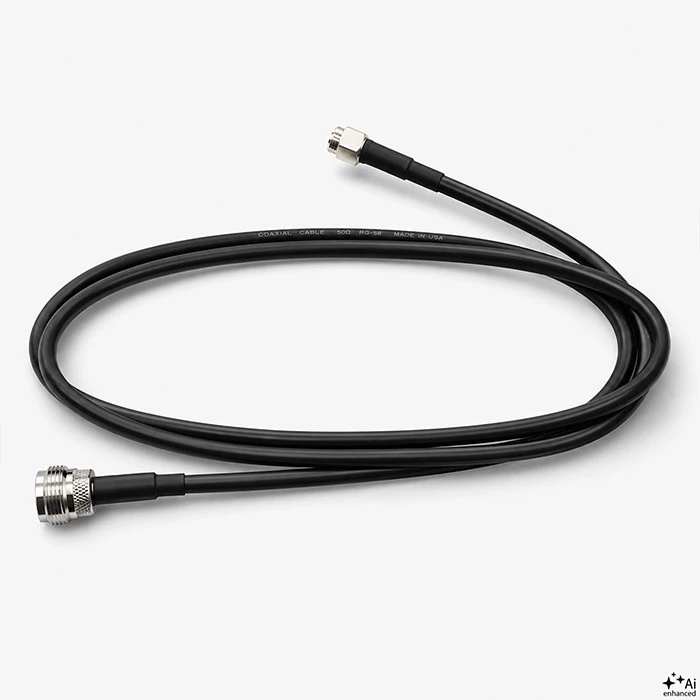 QOLTEC 57030 RG58 bendraašis kabelis N, RP-SMA kištukas, 1 m