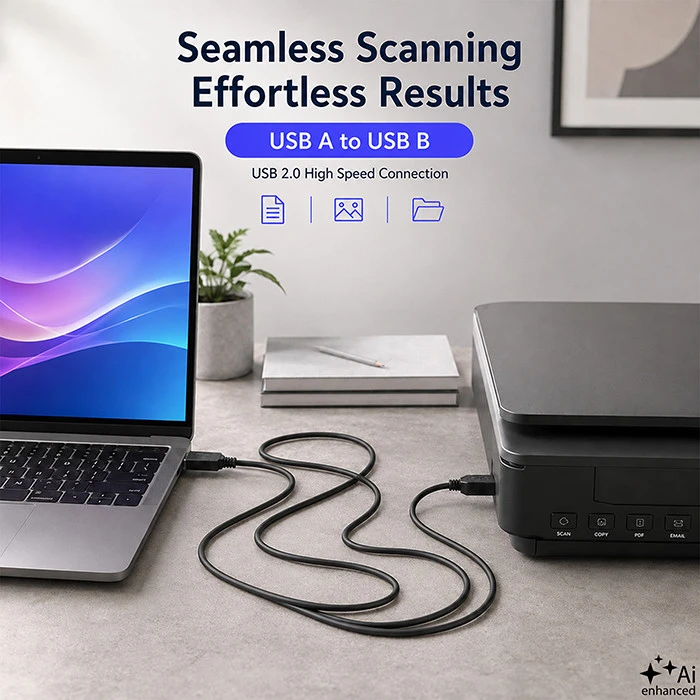 QOLTEC 50392 Qoltec kabelis USB 2.0 tipo A kištukas USB B kištukas 5 m
