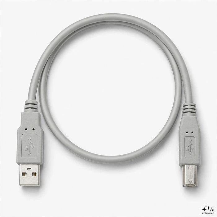 QOLTEC 50393 Qoltec kabelis USB 2.0 A tipo kištukas USB B kištukas 0,19 m