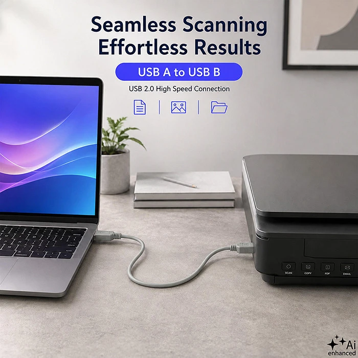 QOLTEC 50395 Qoltec kabelis USB 2.0 tipo A kištukas USB B kištukas 1m