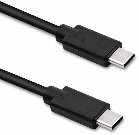 QOLTEC 52348 USB 2.0 cable type C male USB 2.0 type C male 3m Juodas