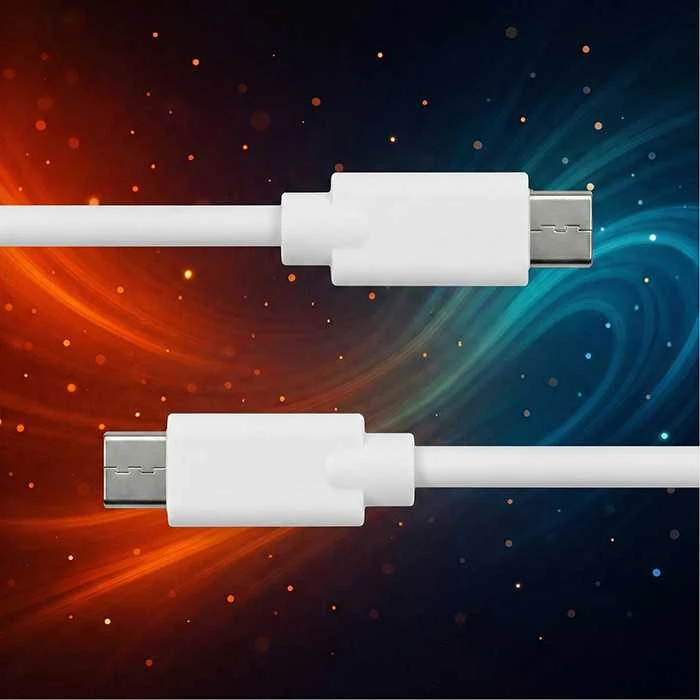 QOLTEC 52346 USB 2.0 kabelis C tipo kištukas USB 2.0 C tipo kištukas 2m Baltas