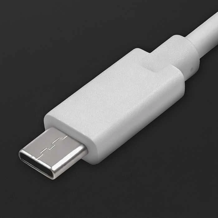 QOLTEC 52346 USB 2.0 kabelis C tipo kištukas USB 2.0 C tipo kištukas 2m Baltas