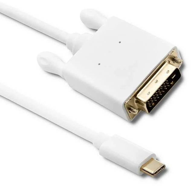 QOLTEC 50417 Qoltec DisplayPort Alternatyvus režimas USB 3.1 tipo C vyriškas DVI kištukas 4Kx2K 2m