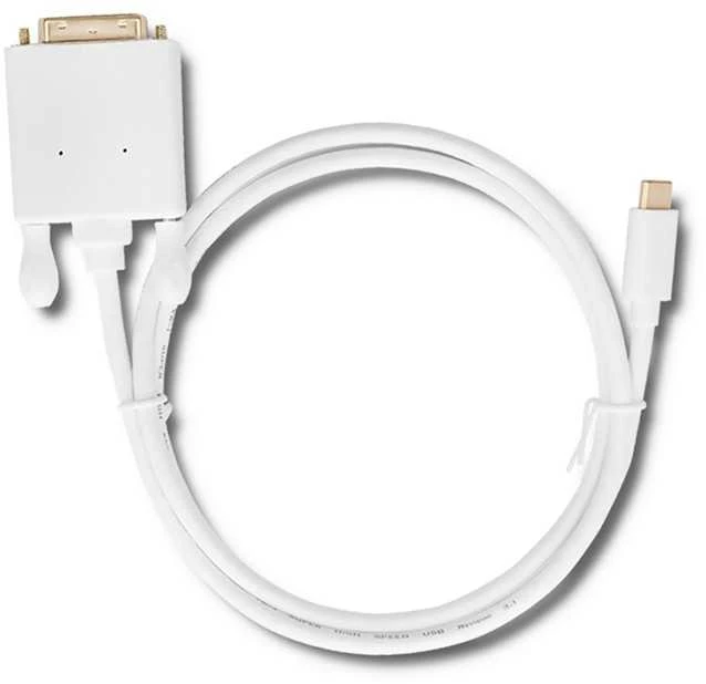 QOLTEC 50416 Qoltec DisplayPort Alternatyvus režimas USB 3.1 CM / DVI M 4Kx2K 1m
